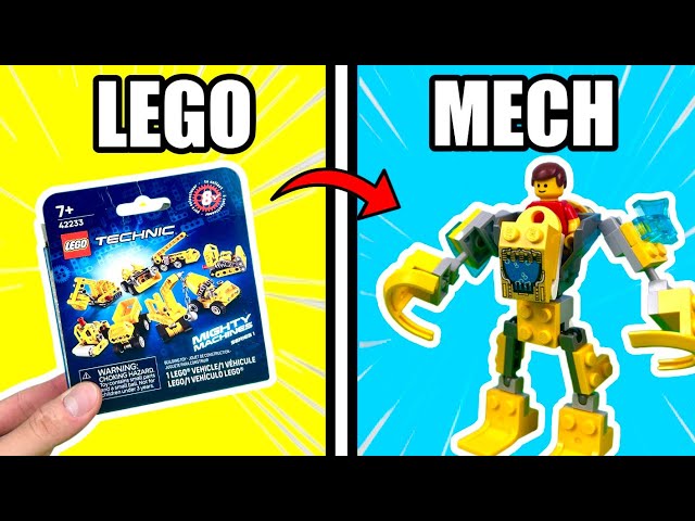 I Built a MECH from LEGO Technic Blind Boxes...