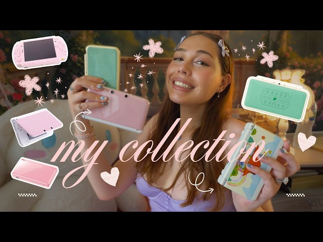 MY HANDHELD CONSOLE COLLECTION (rare 3ds, pink psp, nintendo switch)