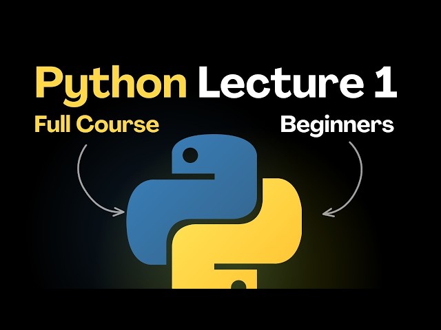 Python For Beginners Online Class 1