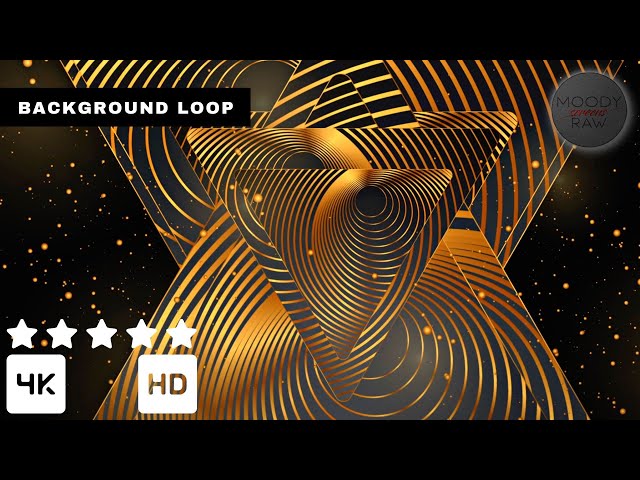 Golden Particle Stream 4K Visual Loop (Silent) | Signature Luxury Background | Seamless Loop