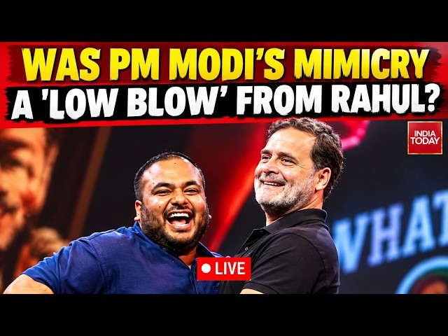 LIVE: PM Modi Mimicry Row | BJP Attacks Rahul Gandhi, Congress Defends Satire | Indore