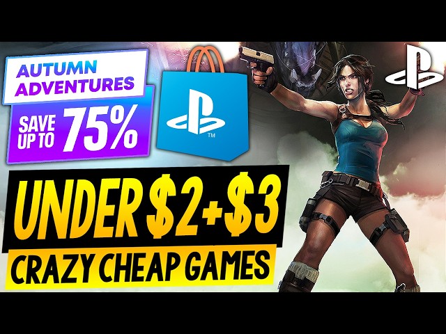 15 GREAT PSN Game Deals UNDER $2 and $3 - PSN Autumn Adventures EXTREMELY CHEAP PlayStation Games!