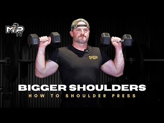 How To Grow Bigger Shoulders (Barbell Overhead Press)