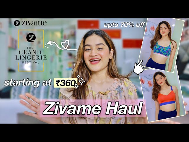 Zivame Lingerie haul 👙(affordable)| Every Girl Should Have | bras, nightwear, activewear 👚