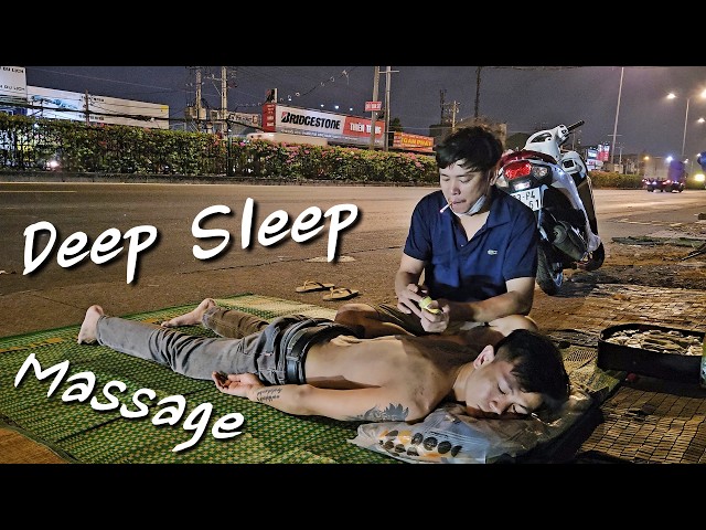 $2 Traffic Massage ASMR - Deep Sleep on the Road?!!