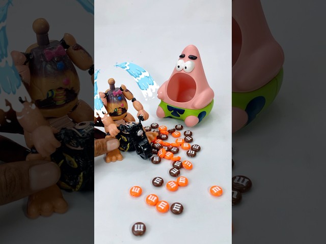 Unboxing and Review Super Mario Bros | Waluigi vs Patrick Star & Rockstar Freedy Toys ASMR VIDEO #2