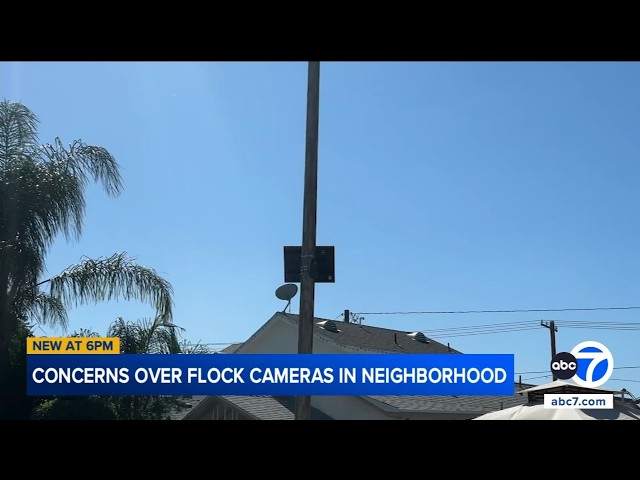 Flock camera pointed at homes in Santa Clarita neighborhood prompts concerns from residents