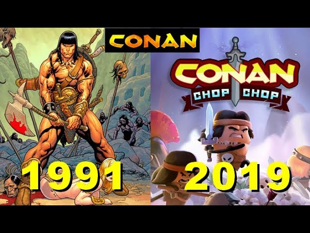 Evolution Of Conan games   1991-2019