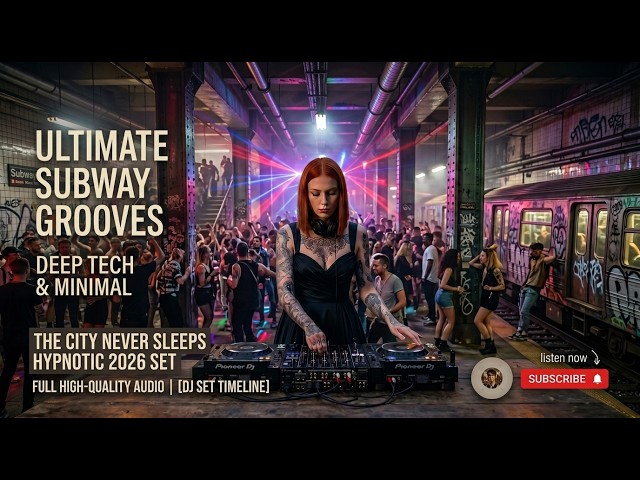 ULTIMATE SUBWAY GROOVES | Deep Tech & Minimal Sensation (The City Never Sleeps Hypnotic 2026 Set)