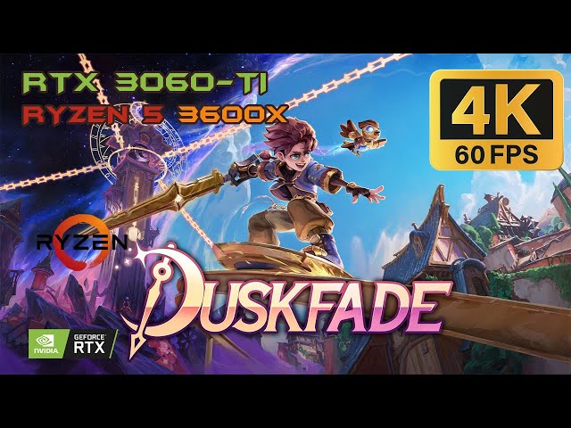 Duskfade Demo Gameplay | RTX 3060 Ti 8GB | ( 4K Maximum Settings )