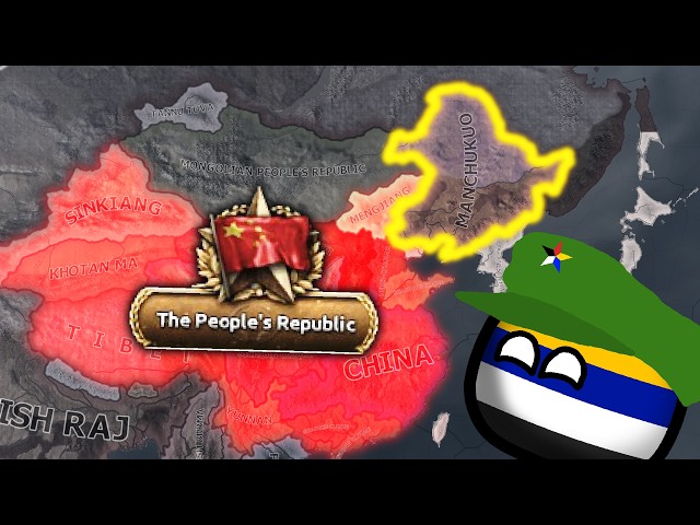 The Only TRUE way of forming Communist China! | Manchukuo Hoi4