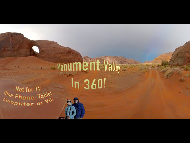 Drive Monument Valley in 360° | Rain, Mud & Epic Scenery (Watch in VR)