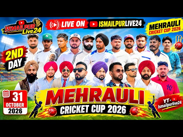 MEHRAULI !!! NEW CHANDIGARD !!! COSCO CRICKET CUP_DAY-2_31-10-2026