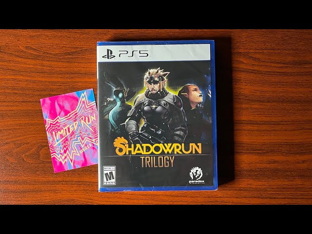 📦 Unboxing | Shadowrun Trilogy [Limited Run Games Edition] | Sony PlayStation 5 (PS5)