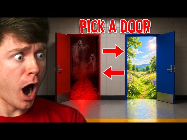 Reacting to PICK A DOOR to SURVIVE but its IMPOSSIBLE!