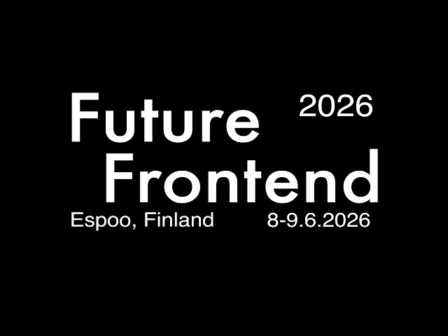 Future Frontend 2026 - Day 1