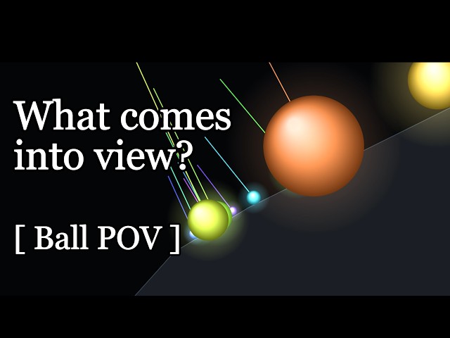 Pendulum Wave Art [ Ball POV ] | 振り子ウェーブアート-癒しの物理シミュレーション #16