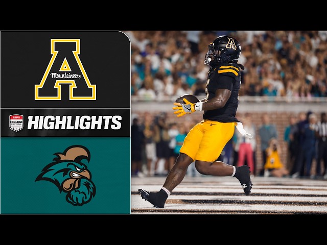 App State Mountaineers vs. Coastal Carolina Chanticleers | Full Highlight | ESPN College Football