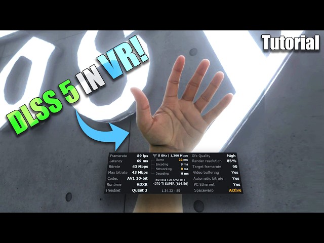 DLSS 5 In VR Tutorial - Virtual Desktop