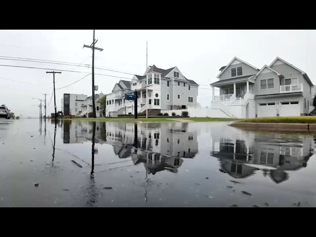 Jersey Shore residents clean up intense nor'easter damage