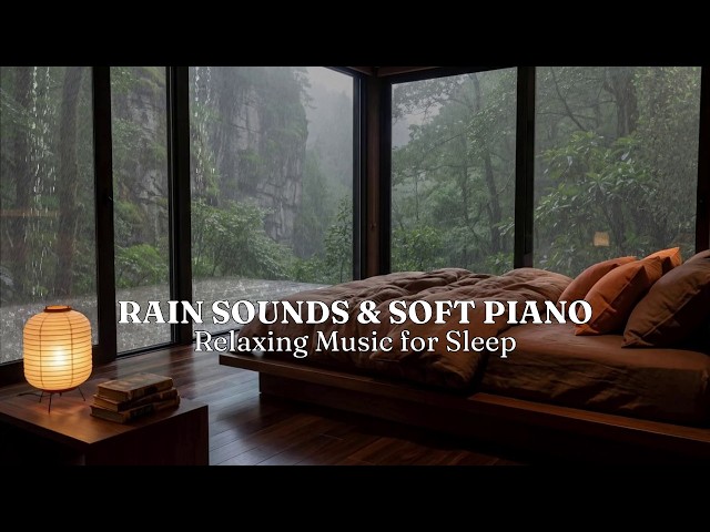 Sleep in Minutes with Gentle Rain and Relaxing Meditation Music