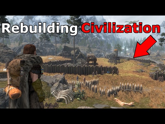 I rebuilt civilization in a Skyrim zombie apocalypse