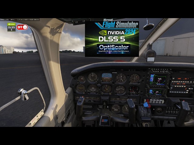 MFS 2024 - DLSS 5 with Optiscaler -  FPS performance -  Ultra settings   San Diego Area