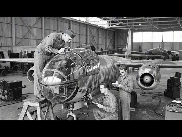 USAAF Engineers Tested a Captured Arado 234B Blitz — The Pressurized Cockpit Sealed at 37,000 ft