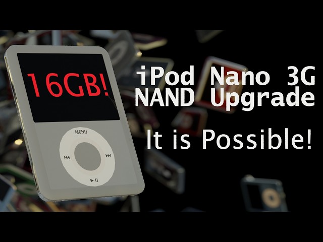 iPod Nano 3G 16GB Storage Upgrade - It's Done!