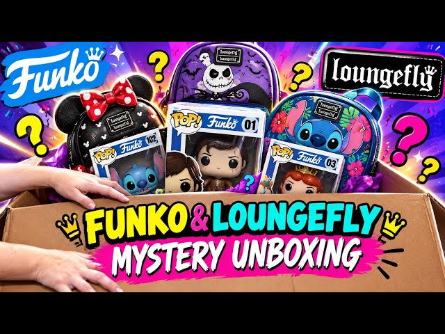 WE HIT THE JACKPOT?! 😱 Funko & Loungefly Mystery Unboxing! 🎁✨