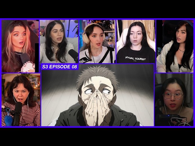 GIRLS REACT] Yuji meets Higuruma | JJK Season 3 Ep 8 Girl Reaction Mashup