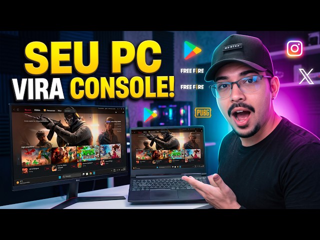 How to Turn YOUR PC Into an Android Station (Apps, Games)
