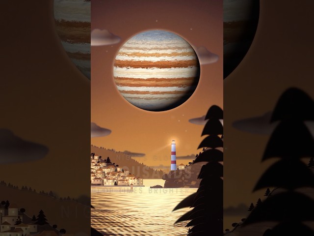 What if Jupiter replaces Moon? #animation #educational #curious