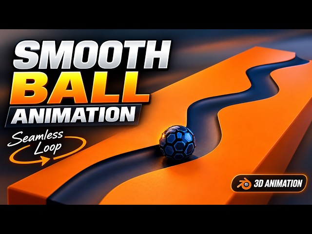 Satisfying 3D Ball Movement Animation 🔵 | Seamless Loop