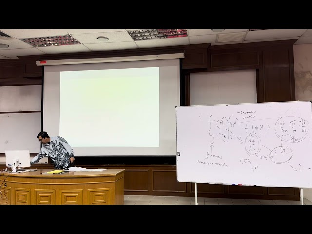 Mathematical Physics Lecture Week 13 (8/1/2026)