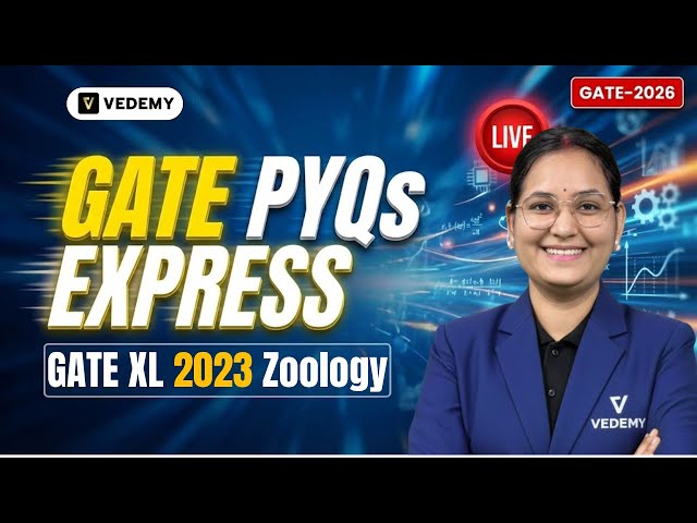 GATE PYQ Express | GATE XL | Zoology | 2023 | Dr. Ravina Rai | GATE 2026 | Concept + PYQs |