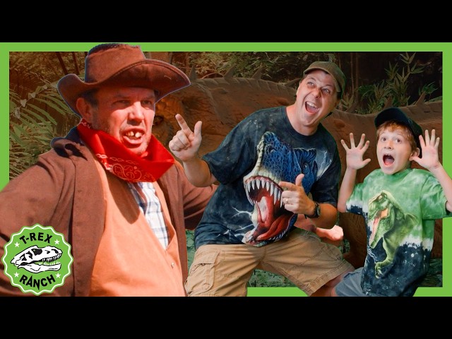 Escape DInos! | Kids Educational Dinosaur Video | T Rex Ranch | Learning for Kids