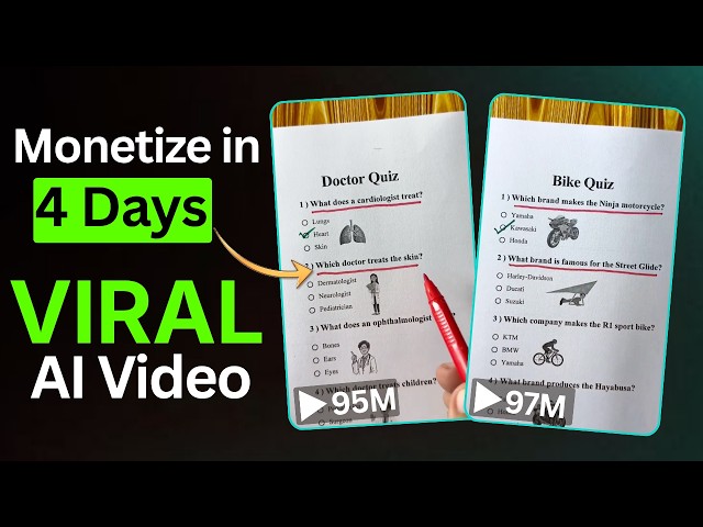 Create Viral Quiz Videos Using AI for FREE ( Full Tutorial )