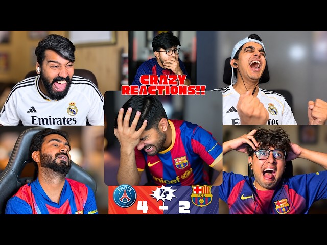 PSG DESTROYED BARCELONA 4-2 !! | UCL