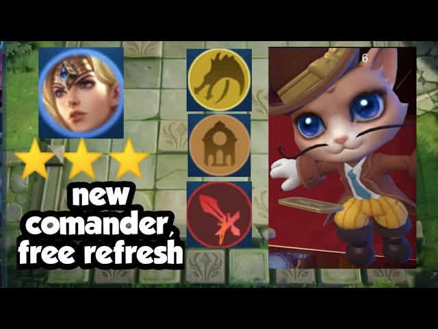 FREYA ⭐ ⭐ ⭐ WITH NEW COMANDER BUSS, MAGIC CHESS MOBILE LEGENDS