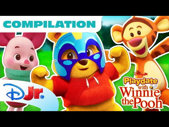 Playdate with Winnie the Pooh Season 3 Compilation! 🍯🐻 | Disney Jr.