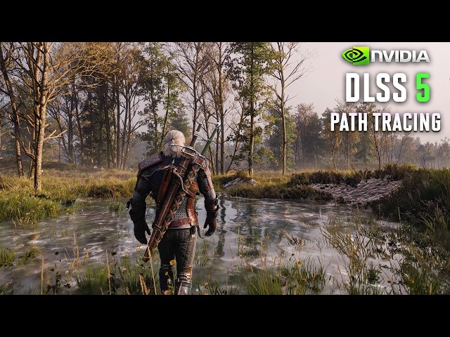 The Witcher 3 Remastered Looks INSANE With DLSS 5 + Path Tracing | 4K Gameplay + Comparison