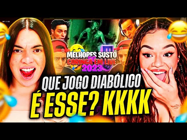 LOUD CORINGA'S BIGGEST SCARE MOMENTS PLAYING HORROR GAMES | react