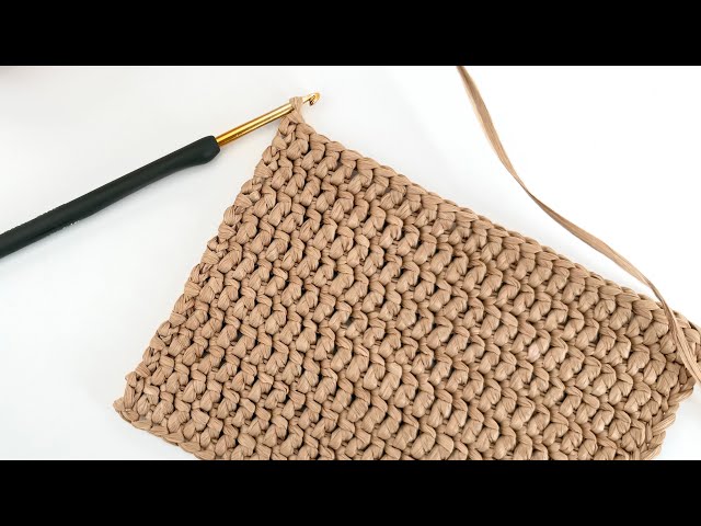 Secret to Neat Raffia Double Crochet: A Must-Know Technique!✨