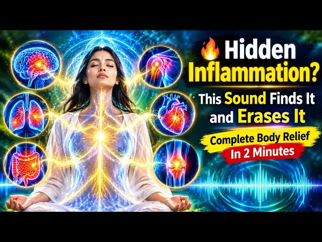 🔥 Hidden Inflammation? This Sound Finds It and Erases It | Complete Body Relief In 2 Minutes