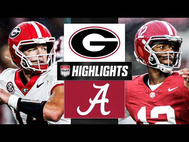 Georgia Bulldogs vs. Alabama Crimson Tide | Full Game Highlights | ESPN College Football
