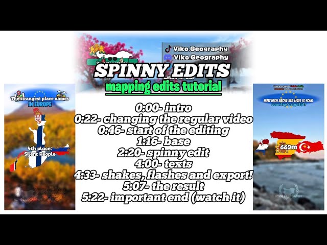 Spinny edits mapping tutorial | 15k subscribers