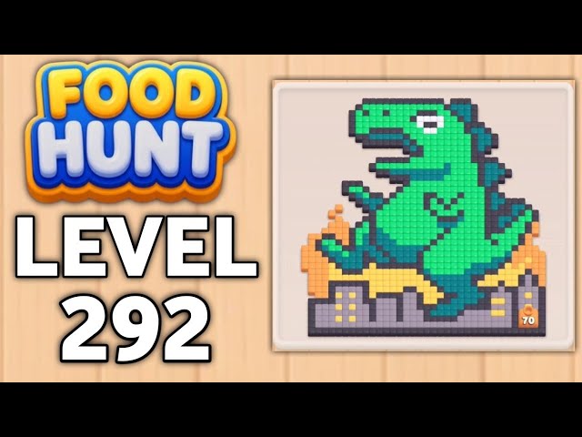 Food Hunt: Pixel Puzzle level 292 | all parts gameplay walkthrough solution