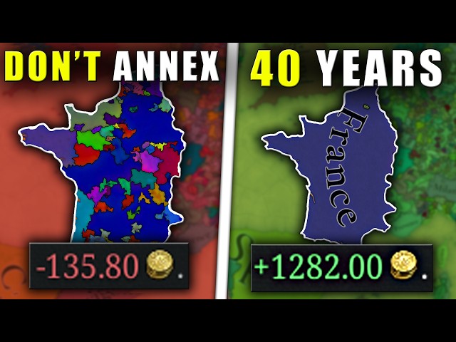 I Stopped Annexing Vassals and United France in 40 years - EU5 Guide.