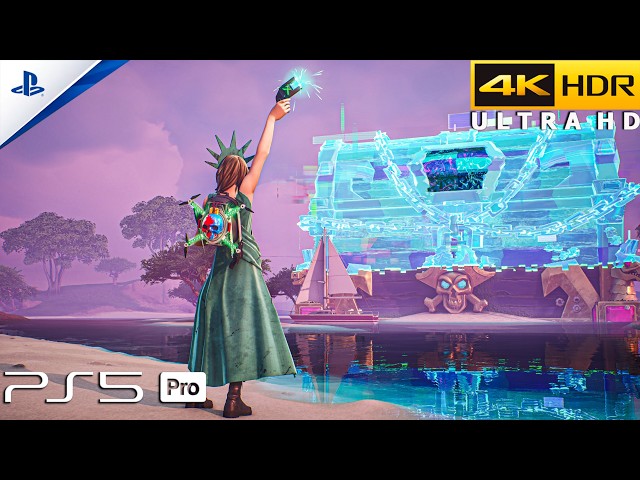 Fortnite (PS5 Pro) 4K 120FPS HDR Gameplay | Lady Liberty (The Purge)